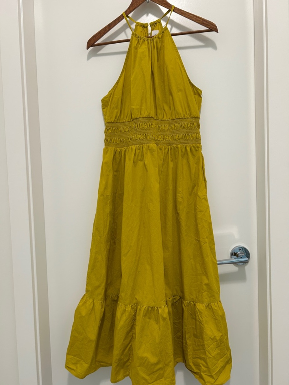 a new day Girls' Mustard Halter Dress